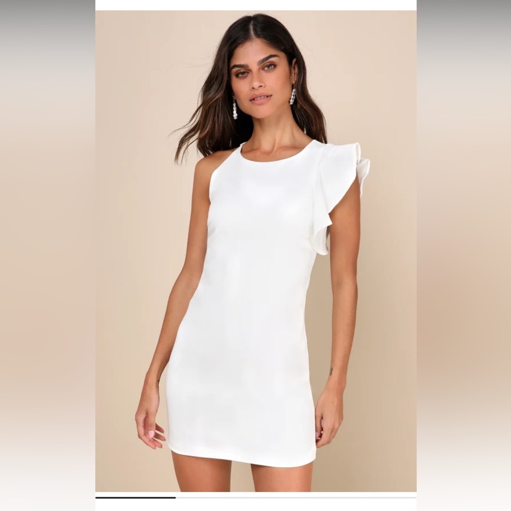 Lulus white dress